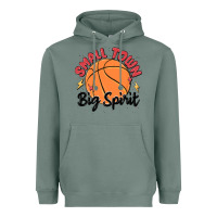 Sage small town big spirit Heavyweight Hoodie - MaliasSmallBusiness