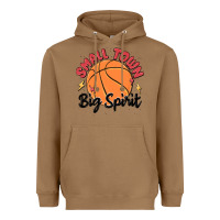 Toasted Coconut small town big spirit Heavyweight Hoodie - MaliasSmallBusiness