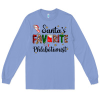 Colony Blue santas favourite phlebotomist Long Sleeve Tee - AdoDesignShop