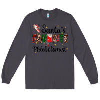 Smoke santas favourite phlebotomist Long Sleeve Tee - AdoDesignShop