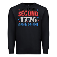 Black united states second 1776 amendment Premium Sweatshirt - MaliasSmallBusiness