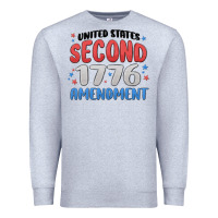 Heather Grey united states second 1776 amendment Premium Sweatshirt - MaliasSmallBusiness