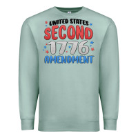 Seafoam united states second 1776 amendment Premium Sweatshirt - MaliasSmallBusiness