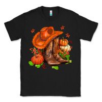 Black fall pumpkins  cowgirl  and roses Classic Tee - AdoDesignShop