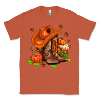 Copper fall pumpkins  cowgirl  and roses Classic Tee - AdoDesignShop