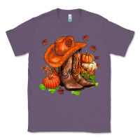 Lavender fall pumpkins  cowgirl  and roses Classic Tee - AdoDesignShop