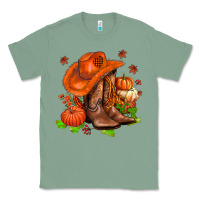 Sage fall pumpkins  cowgirl  and roses Classic Tee - AdoDesignShop