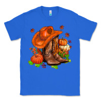 True Royal fall pumpkins  cowgirl  and roses Classic Tee - AdoDesignShop
