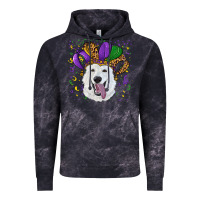 Cloud Black mardi gras hat  white shepherd Vintage Hoodie - RanaPortraitStore