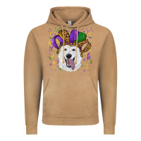 Vintage Camel mardi gras hat  white shepherd Vintage Hoodie - RanaPortraitStore