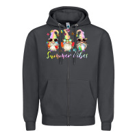 Smoke summer vibes gnomes Zipper Hoodie - Artiststas