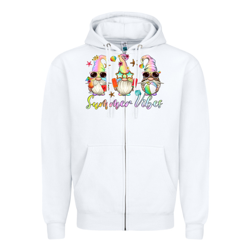 Summer Vibes Gnomes Zipper Hoodie by Artiststas | Teevron