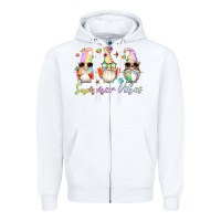 White summer vibes gnomes Zipper Hoodie - Artiststas