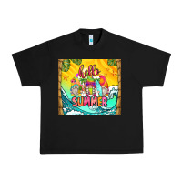 Black hello summer gnomes Urban Heavy Tee - Zillion Design Studio