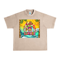 French Oak hello summer gnomes Urban Heavy Tee - Zillion Design Studio