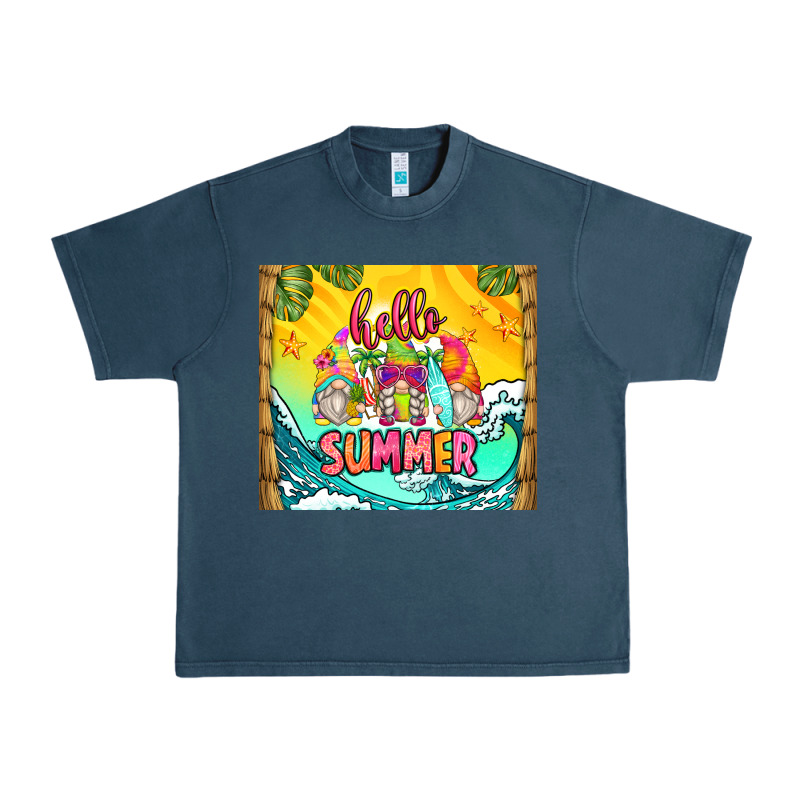 Hello Summer Gnomes Urban Heavy Tee by Zillion Design Studio | Teevron