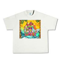 Pistachio hello summer gnomes Urban Heavy Tee - Zillion Design Studio