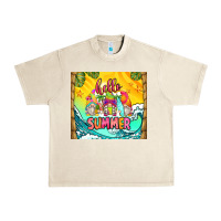 Sandshell hello summer gnomes Urban Heavy Tee - Zillion Design Studio