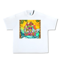 White hello summer gnomes Urban Heavy Tee - Zillion Design Studio