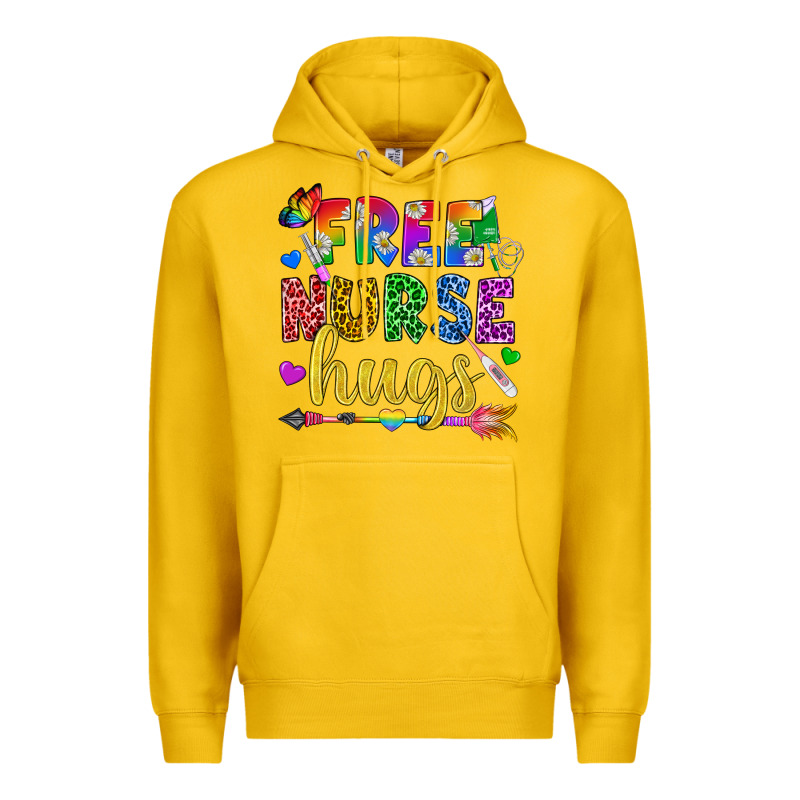 Free Nurse Hugs Pride Lgbtq+ Premium Hoodie by BundleAndBundleShop | Teevron