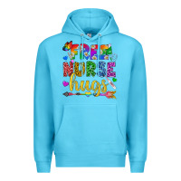 Ocean Blue Free Nurse Hugs Pride LGBTQ+ Premium Hoodie - BundleAndBundleShop