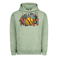 Pigment Oil Green Softball Mom Urban Hoodie - Bettercallsaul
