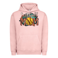 Pigment Salmon Softball Mom Urban Hoodie - Bettercallsaul