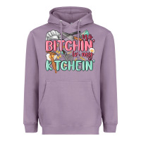 Lavender no bitchin in my kitchin Heavyweight Hoodie - MaliasSmallBusiness