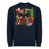 Navy santa's favorite pt Heavyweight Sweatshirt - Zillion Design Studio