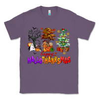 Lavender happy hallothanksmas trees Classic Tee - AdoDesignShop
