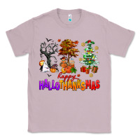 Lilac happy hallothanksmas trees Classic Tee - AdoDesignShop