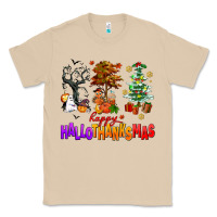 Mushroom happy hallothanksmas trees Classic Tee - AdoDesignShop