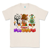 Natural happy hallothanksmas trees Classic Tee - AdoDesignShop