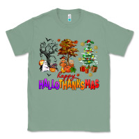 Sage happy hallothanksmas trees Classic Tee - AdoDesignShop
