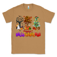 Toasted Coconut happy hallothanksmas trees Classic Tee - AdoDesignShop