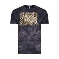 Cloud Black brown zebra pattern background Vintage Tee - BarkalooDesign
