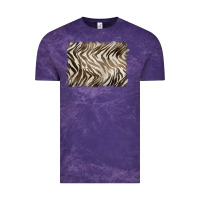 Cloud Purple brown zebra pattern background Vintage Tee - BarkalooDesign