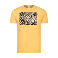Vintage Mustard brown zebra pattern background Vintage Tee - BarkalooDesign