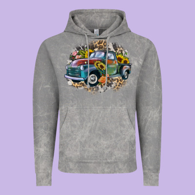 Vintage Truck Western Vintage Hoodie Designed By Zillion Design Studio