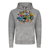 Cloud Rock vintage truck western Vintage Hoodie - Zillion Design Studio