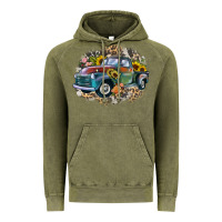 Vintage Olive vintage truck western Vintage Hoodie - Zillion Design Studio