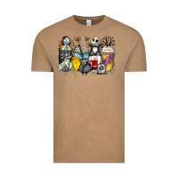 Vintage Coffee cartoon characters coffee cups Vintage Tee - Zillion Design Studio