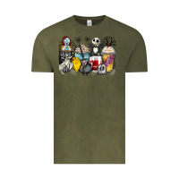 Vintage Olive cartoon characters coffee cups Vintage Tee - Zillion Design Studio