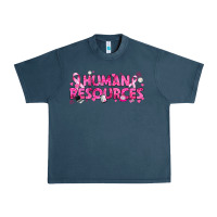 Midnight Navy Breast Cancer Human Resources Urban Heavy Tee - texasbilliewilder