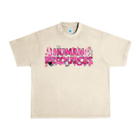 Sandshell Breast Cancer Human Resources Urban Heavy Tee - texasbilliewilder
