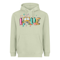 Matcha love school bus Heavyweight Hoodie - MaliasSmallBusiness