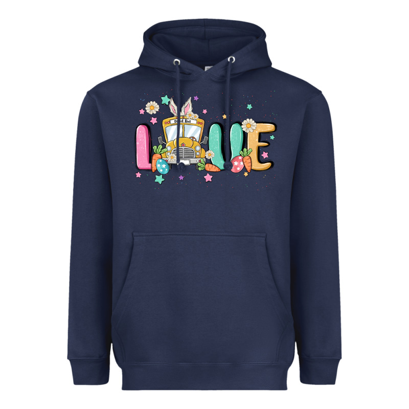 Love School Bus Heavyweight Hoodie by MaliasSmallBusiness | Teevron