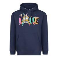 Navy love school bus Heavyweight Hoodie - MaliasSmallBusiness