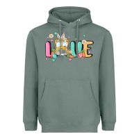 Sage love school bus Heavyweight Hoodie - MaliasSmallBusiness