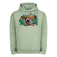 Pigment Oil Green Football Mom Urban Hoodie - Bettercallsaul
